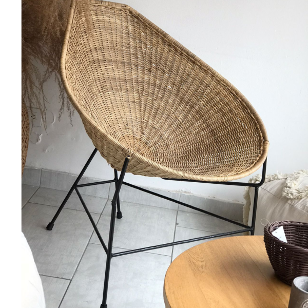 Silla Artesanal Tejida En Yaré - Imagen 2