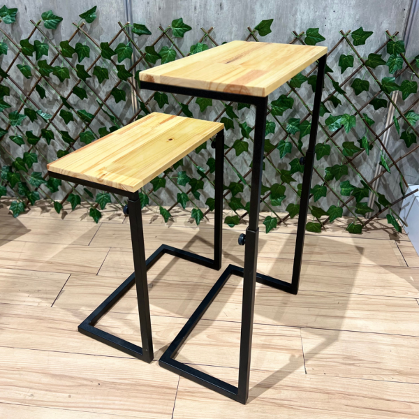 Mesa bike 60x40 ajustable en pino - Imagen 3