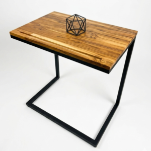 Mesa Bike 60x40 Ajustable En Teca con ranura