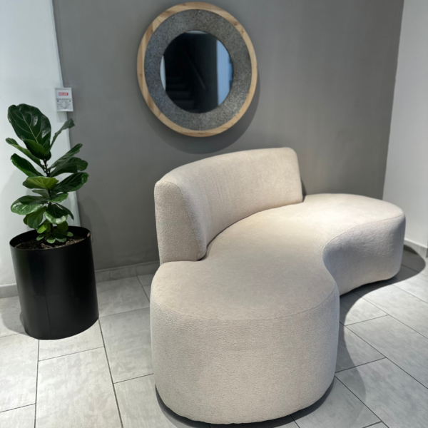Sofa gema 3 puestos lana beige