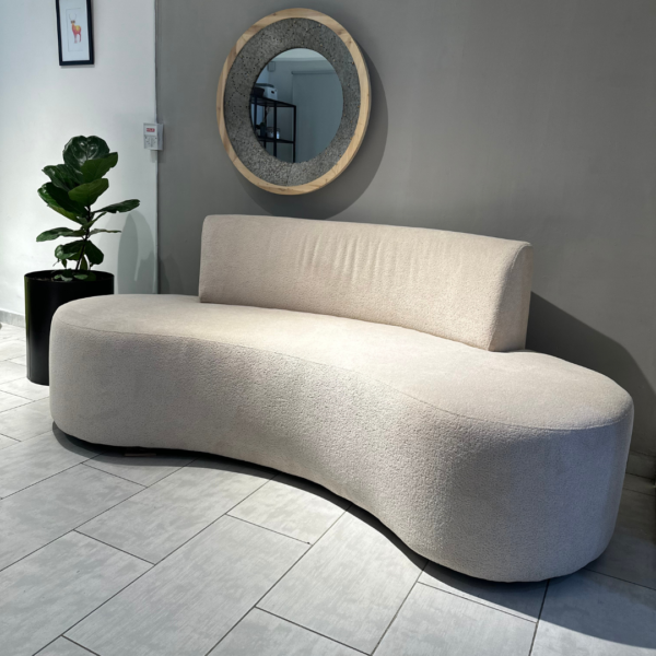 Sofa gema 3 puestos lana beige - Imagen 3