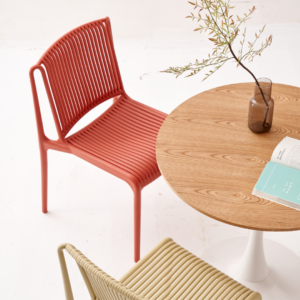 Silla ariel roja