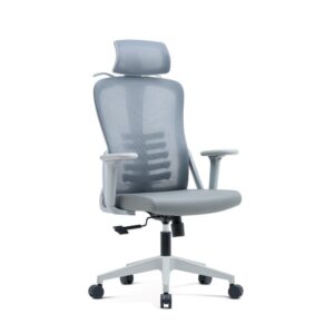 Silla Presidente Cala con cabecero (Marco gris)