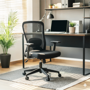 Silla Gerente Gaia (Marco negro)